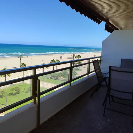 Euromar Playa Cullera Frente Al Mar Con Garaje Apartment Exterior photo